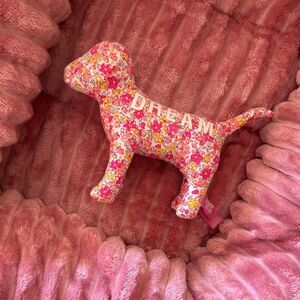 PINK Victoria's Secret Floral Plush Dog
